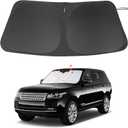 Windshield Sun Shade Custom Fit for 2013-2021 Land Rover Range Rover (Not Fit Range Rover Sport) Accessories Foldable Sunshade Sun Blocker Protect Car from Sun Rays & Heat Damage Keep Car Cooler