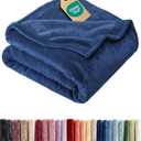 Ultra Soft Fleece Blanket Throw Size - Flannel Fleece Luxury Throw Blanket - Lightweight for Couch Bed Chair - Thick, Warm & Breathable - All Season Cozy Anti-Static Microplush Bedding, Royal Blue