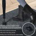 Doormats, Thin Indoor Door Mat 36''x 24'', Low Profile Non Slip Outdoor Doormats, Dirt Trapper and Absorbent, Welcome Matts for Muddy Wet Shoes and Paws