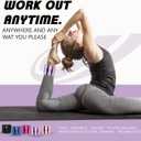 Wrist Ankle Weights for Women Men Kids, Leg Arm Wrist Weights Bangles 1lb*2 1.5lb*2 2lb*2Wearable Weights Pilates Weighted Bracelet for Strength Training Walking Swimming Exercises Yoga Physical Therapy (4lbs Pair (2lb each weight), Purple)