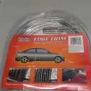 Cowles Custom - Enhanced 18ft Chrome U-Channel Edge Guard Trim, 18feet Rubber Bumper Protector accessory, Door Guard for Cars, Trucks, SUV, ATV, Boats