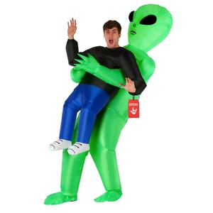 Morph Alien Costume, Inflatable Blow Up Alien Costumes Adult, Halloween Costumes for Adults, Halloween Costume for Men, 1 size