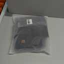 Winter Hats Scarf Gloves for women men,Winter Clothes Knitted Fleece Lined Beanie Thermal Gloves Long Scarf (Black)