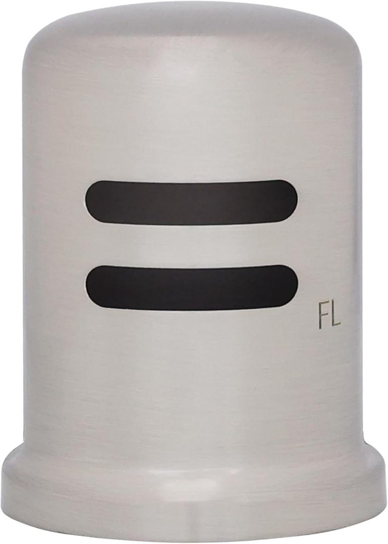 Westbrass D201-1-20 1-3/4" x 2-3/4" Solid Brass Air Gap Cap Only, Skirted, 1-Pack, Stainless Steel