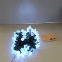 Minetom C9 Christmas Lights Outdoor, 85FT 110LED String Lights with 8 Lighting Mode, Waterproof Connectable UL Certified Pure White C9 Christmas Decorations for Indoor Outdoor Patio Roofline Decor