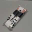 Toe Socks Women Five Fingers Crew Socks for Running Athletic Hiking Comfort Toe Separator Barefoot Sock 4 Pairs (6-10)