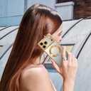 OOK Magnetic Case Made for iPhone 17 Pro Max 6.9 Inch (Compatible with MagSafe) Clear Phone Cover with Screen Protector Soft TPU Anti-Scratch Shockproof Protective Case for Women Men - Gold