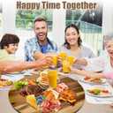 30'' Acacia Wooden Lazy Susan with 360 Rotation for Dining Table Top,Extra Large Wooden Serving Tray with Heavy Duty Rotating Wheel for Kitchen,Dining Table