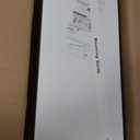 BAYKA White Floating Shelves for Wall, 36 inches Wall Mounted Rustic Wood Shelves for Bathroom, Bedroom, Living Room, for Book/Storage/DecorSet of 3 (C. White - Modern Minimalist Style)