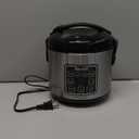 AROMA Digital Rice Cooker, 4-Cup (Uncooked) / 8-Cup (Cooked), Steamer, Grain Cooker, Multicooker, 2 Qt, Stainless Steel Exterior, ARC-914SBD