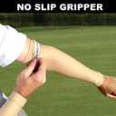 Skin Guards Skin Protection Full Arm Sleeves + Made in USA - Pair (Medium-Large, Light)