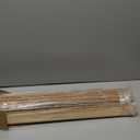 LazBlinds No Tools No Drill Cordless Bamboo Roman Shades, Light Filtering Window Treatment, Roll Up Bamboo Blinds for Windows 31'' W x 64'' H, Brown