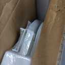 Elongated Toilet Seat Angol Shiold Quiet-Close Molded Wood Toilet Seat with Non-Slip Adjustable Hinges, Anti-Pinch Bumpers, Easy Install & CleanWhite, Elongated 18.5''