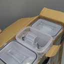 PRAKI Airtight Food Storage Containers Set with Lids - 24 PCS, BPA Free Kitchen and Pantry Organization, Plastic Leak-proof Canisters for Cereal Flour & Sugar - Labels & Marker (Black)