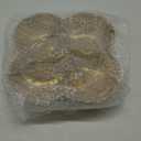 Pampa Bay Golden Millenium Titanium-Plated Porcelain 4-Section Bowl, 9 X 9 X 2.5in