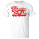 Cherry Bomb Retro 70s Vintage Style Cute T-Shirt, 3XL, White