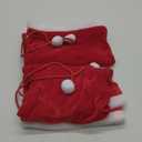 Christmas Gift Bags, Santa Gift Bags, Set of 2 Santa Bags, Fabric Gift Bags, Large Gift Bags, Reusable Christmas Bags, Christmas Gift Bag Set, Red Gift Bags,2 Count(Pack of 1)