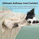 Bedsure Premium Cooling Blanket for Extra Large Dog - Q-MAX>0.5, Breathable Summer Washable Cold Pet Mat, Soft Durable Self Cooling Dog Mat for Hot Weather, Gentle Cream, 50x60
