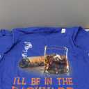 I'll Be in The Backyard Funny Cigar and Bourbon Lovers T-Shirt