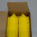 KATA 56Pack Pyramid Stands Painter's Painting Stands, Mini Cone Paint Stands for Canvas and Door Risers Support, Paint Pouring Suppliers, Cabinet Paint for Painter Elevated, Canvas Stand (56pc Yellow)