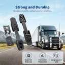 2 PCS Premium Heavy Duty Hood Latch Kit, LH/RH, Fits Kenworth T170 T270 T300 T370 T440 T470 T660 / Peterbilt 325 335 337 340 348 384 386 567 569 / Mack CH/Blue Bird, Replace 315-5502 315-5503