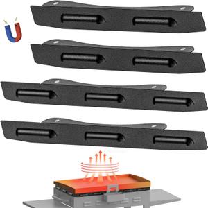 Upgraded Magnetic Wind Guards for 36 Blackstone Griddle, Grill Accessories for Griddle Grill and Camping, Stainless Steel Wind Screens Protect Flame Hold Heat Save Gas Compatible with Hood