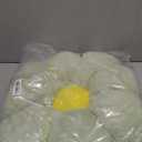 Large 20" Flower Pillow Floor Pillow Seat Cushion  Faux Rabbit Fur Plush Throw Pillow, Cozy Floor Cushion & Gift for Kids Adults (Green)