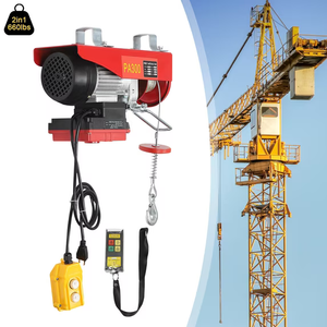 660lbs Automatic Electric Cable Hoist Wireless Remote Control Overhead Pulley Winch