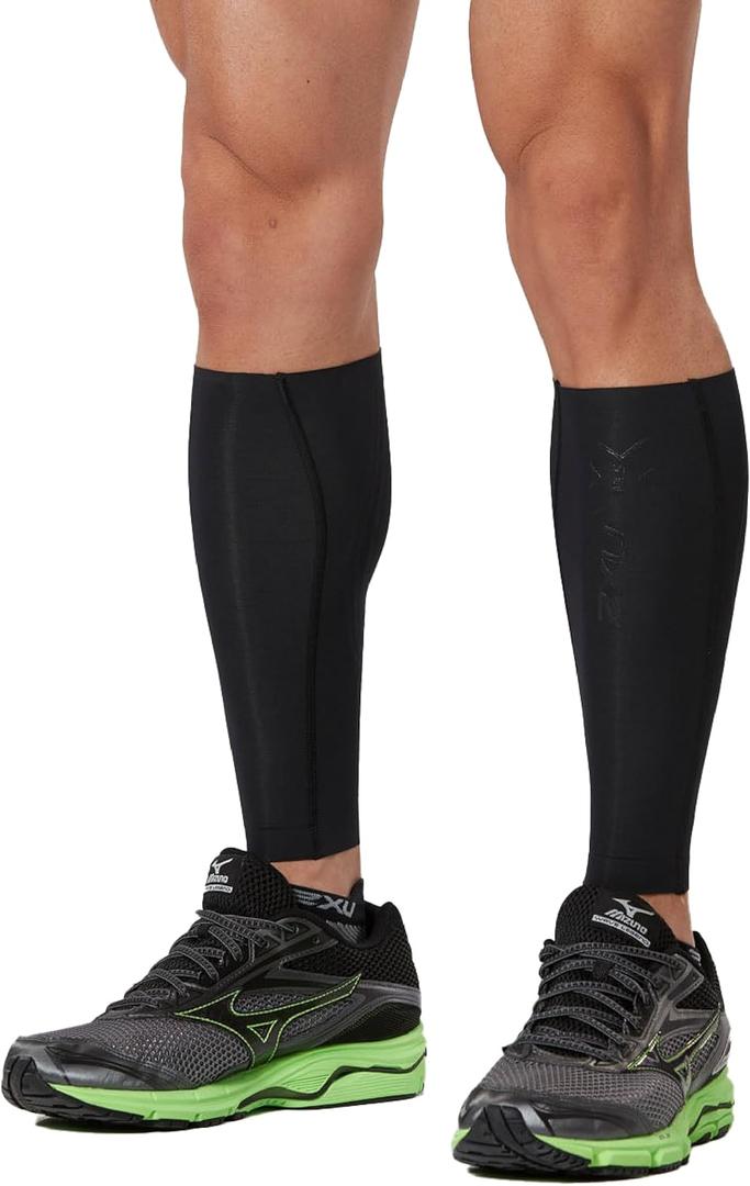 2XU Elite MCS Compression Calf Guards (Small, Black/Nero)