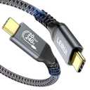 240W USB C to USB C Cable Fast Charging Cable, USB 3.2 Gen 2 Type C Charger Cable 20Gbps Data Transfer 4K Video Cable Compatible with Samsung MacBook Pro/Air iPad mini (1.64FT)