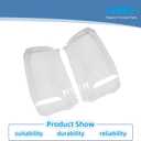 LABLT A Pair of Headlights Lens Cover Lampshade Replacement for Rover Range Rover Sport 2010-2013 (Passenger and Driver Side)