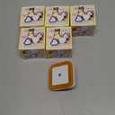 6PCS Plug-in Square Night Light, with Dusk to Dawn Sensor, Suitable for corridors, Stairs, bathrooms, Kitchens, and bedrooms - Warm Yellow