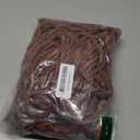 22 Inch Wool Double Ended Dreadlock Extensions,15 Strands DE Ends Mixed Brown Synthetic DE Dreads Thin Soft Fake Dreads Hippie Style Dreadlock for Women