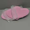 4 Pcs 9.5 Inch Heart Shaped Melamine Plates Dinner Plates Heart Dinnerware Dishes for Valentines, Birthdays, Bridal Showers, Baby Showers (Pink)