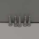 Dorman 610-378 Serrated Wheel Stud (M12-1.25), Pack of 5