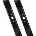 21" Mower Mulching Blades for 942-0741 742-0741 742-0741A 942-0741A Cub Cadet MTD Troy Bilt Craftsman CC989 M250 M260 M110 TB 21 inch Deck Lawn Mower Replace 742-04276 942-04276 490-100-C089, Black