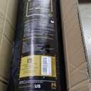 GXMMAT Large Yoga Mat 12'x6'/10'x6'/6'x8'(7mm), Extra Thick Workout Mats for Home Gym Flooring, Ultra Comfortable Non-Slip Quick Resilient Barefoot Wide Exercise Mat for Pilates, Stretching,Meditation (Black Real)