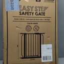 Regalo Safety 29-38.5" Baby Gate for Doorways & Bottom of Stairs, Pressure Mounted Baby Gate with Door for Babies, Toddlers & Pets, Tested & Safe for 30 Years, American Designed, American Owned, White
