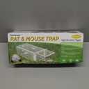 Kensizer Humane Rat Trap, Chipmunk Rodent Trap that Work for Indoor and Outdoor Small Animal - Mouse Voles Hamsters Live Cage Catch and Release 1-Pack Small 10.5" L x 5.5" W x 4.5" H