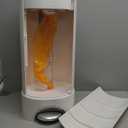 Munchkin STEP Diaper Pail Powered by Arm & Hammer, #1 in Odor Control, Award-Winning, Includes 1 Snap, Seal & Toss Bag, 1 Starter Refill Ring, and 1 PUCK Baking Soda Cartridge