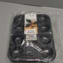 Wrenbury Mince Pie Baking Pan 12 Cup - Jam Tart Pan - Commercial Grade Premium Non Stick Carbon Steel - Food Safe Easy Clean Shallow Patty Tins for Baking Tart Tray