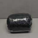 H.VERSAILTEX Black Bathroom Rug Set 2 Piece, Bath Mats for Bathroom Floor, Super Thick Soft Shaggy Chenille Bath Mats Machine Washable, Dry Fast Water Absorbent Bath Mats (20" x 32"/17" x 24")