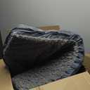 Sytopia Indestructible 44" Dog Bed for Large Dogs  Waterproof, Washable, Removable Cover, Thick Orthopedic Support, Durable Multi- Size Comfort Clearance Indoor Flat Dog Bed, Dark Grey