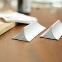 | The Tiny countertop Wine Rack That Also fits in The Refrigerator (Natural Silver)