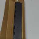 Heavy Duty Piano Hinge 12 Inch x 3 Inch Width, True 0.060'' Thick Stainless Steel Black Piano Hinge for Heavy Duty Cabinet, Door, Toolbox, Wooden Box, Metal Plate, Furniture, Industrial Project