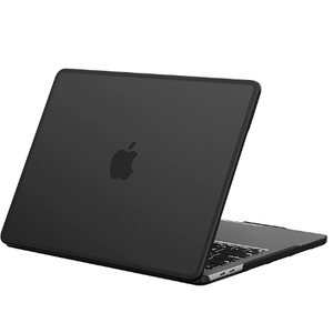 BlueSwan AntiCracking Hard Shell Case for MacBook Pro 13 inch, M2/M1 2026 20222017 A2338 A2289 A2251 A2159 A1989 A1706 A1708, Scratch Resistant & DropProtection Soft TPU Bumper, Frosted Black