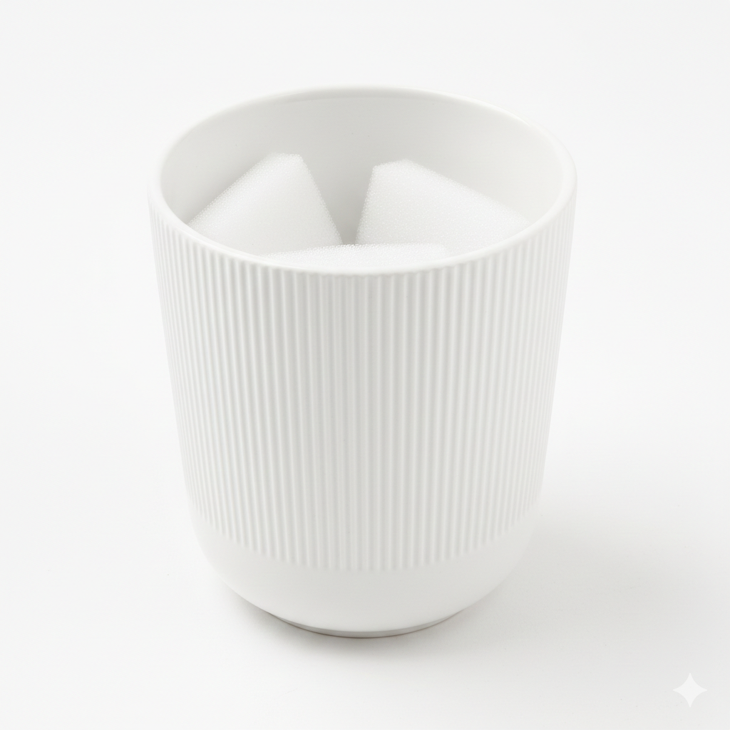 LE TAUCI Utensil Holder, 7.3"+5.4" Ceramic Kitchen Utensil Holder for Countertop, Large Cooking Utensil Crocks for Kitchen Counter Decor, Morden Utensil Organizer for Spatula, 1Pc, White