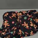 RAISEVERN Couples Christmas Matching Pajama Women, Men Xmas Pjs Soft Pajama Set Long Sleeve Loungewear Warm Sleepwear. Size XL Gingerbread