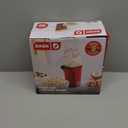 Dash Fresh Pop Popcorn Maker - Oil-Free, Air Popcorn Popper - With Measuring Cup & Recipe Guide - Perfect for Movie Nights - 16 Cups, Red