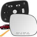Passenger Side Power Heated Mirror Glass Assembly Replacement for Toyota RAV4 2006 2007 2008 2009 2010 2011 - Right Side Convex Mirrors With Backing Plate 8793142890 for Rav4 Accessories